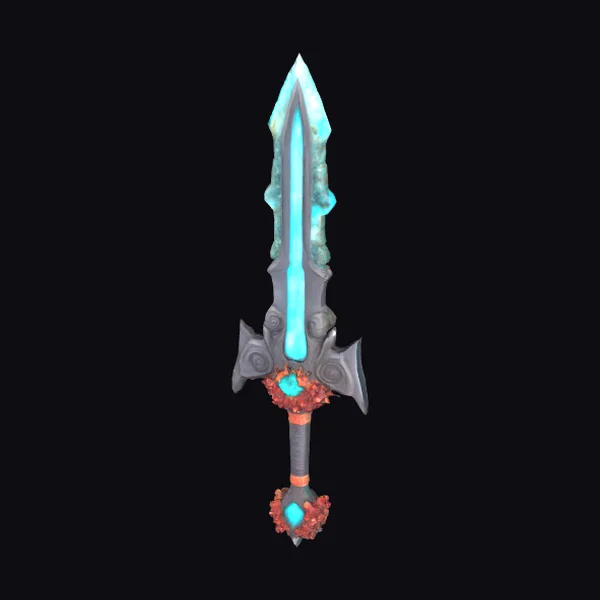 Glowing Coral Sword