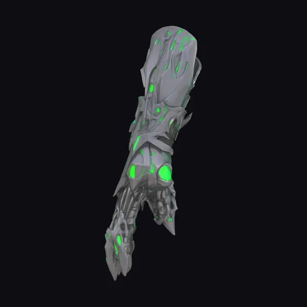 Biomechanical Gauntlet Weapon