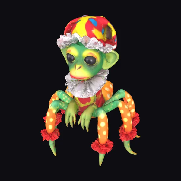 Alien Monkey Spider Clown
