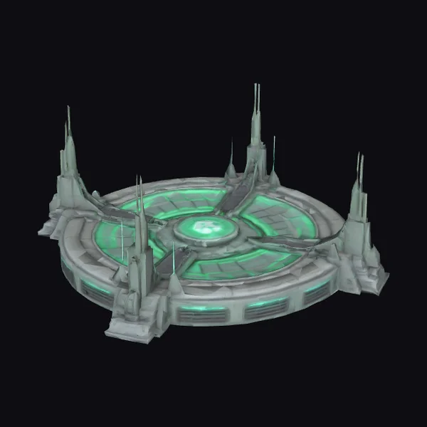 Alien Landing Base Platform