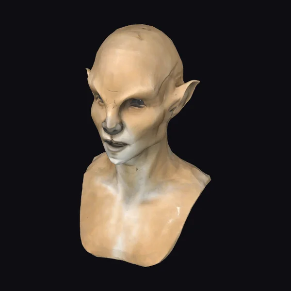 Bald Alien Bust