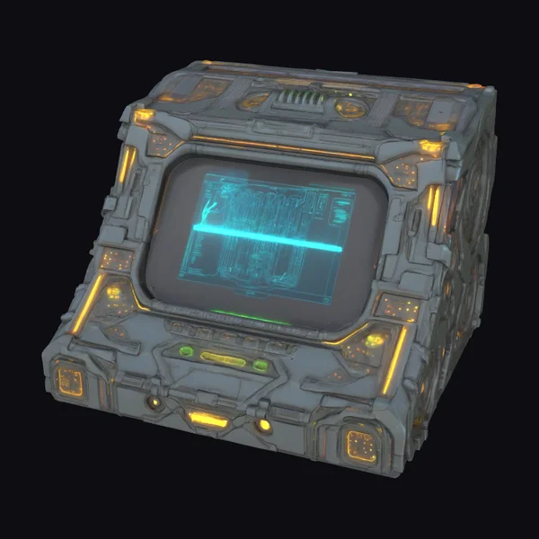 Alien Computer Terminal Console