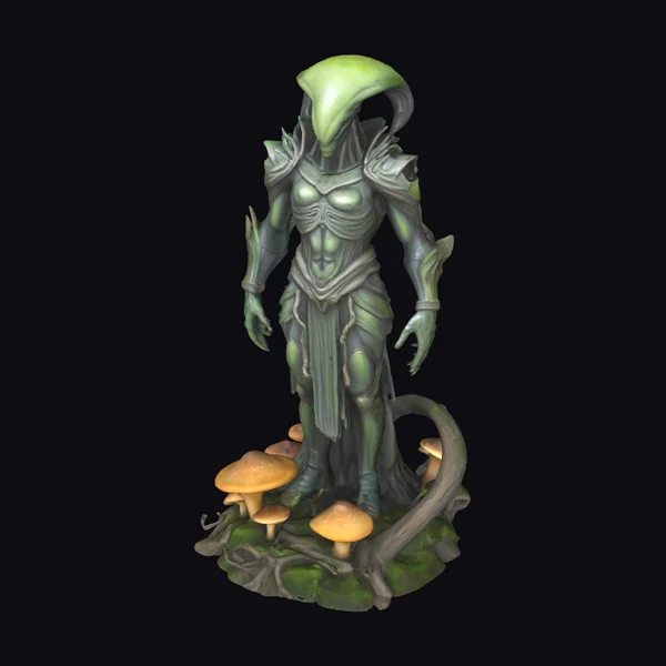 Ancient Alien Warrior Statue