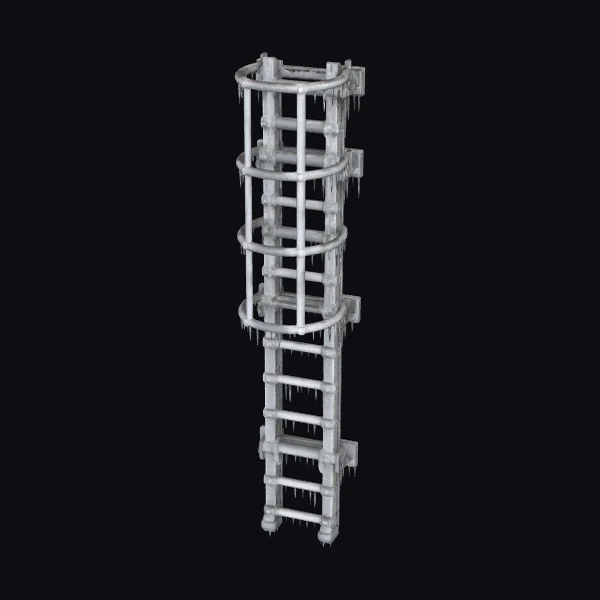 Industrial Steel Ladder Structure