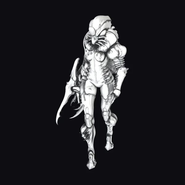 Alien Skeleton Warrior