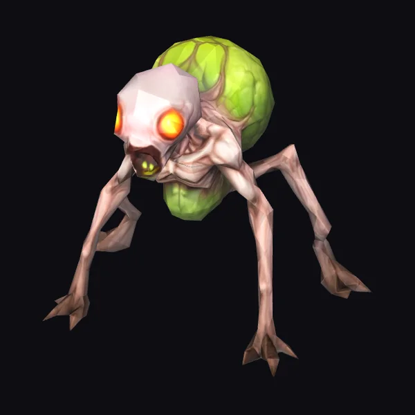 Alien Creature with Green Abdomen