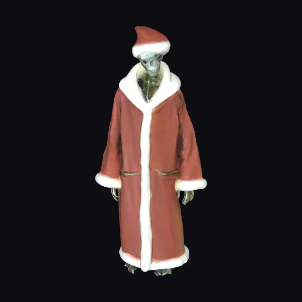 Alien in Santa Suit