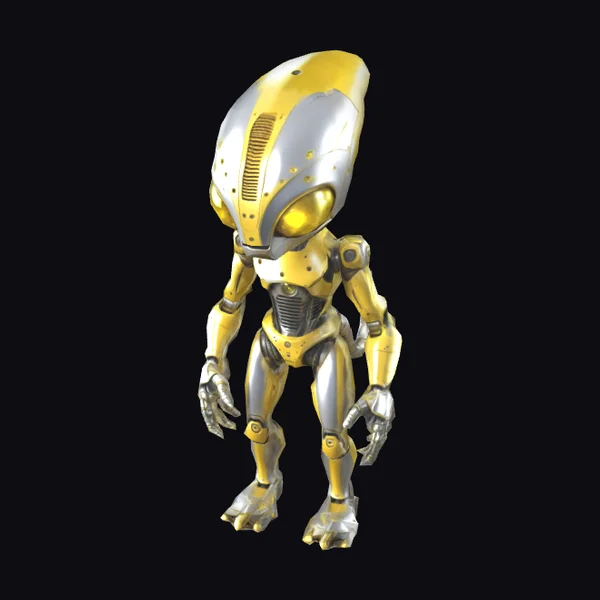 Alien Robot with Laser