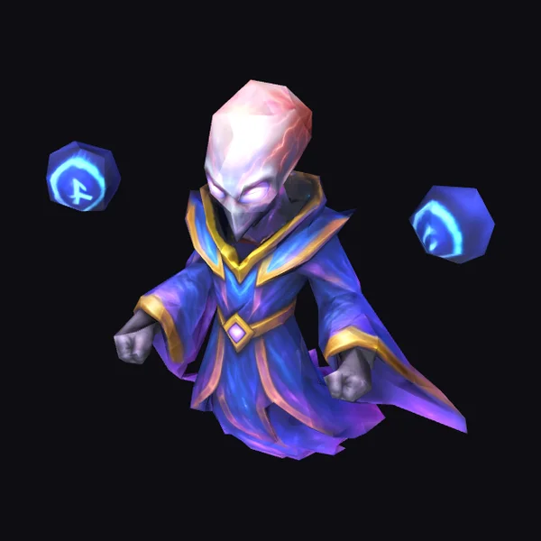 Alien Mage with Orbs