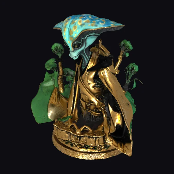 Alien Samurai Figure