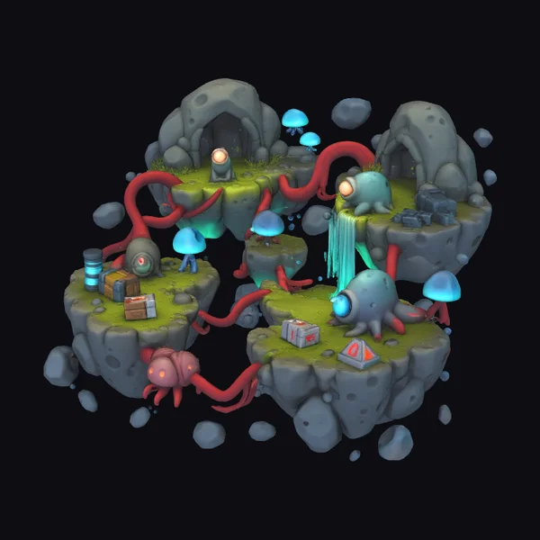 Alien Isles Game Map