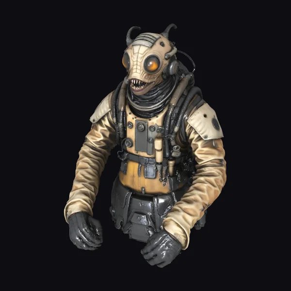 Alien Space Explorer Suit