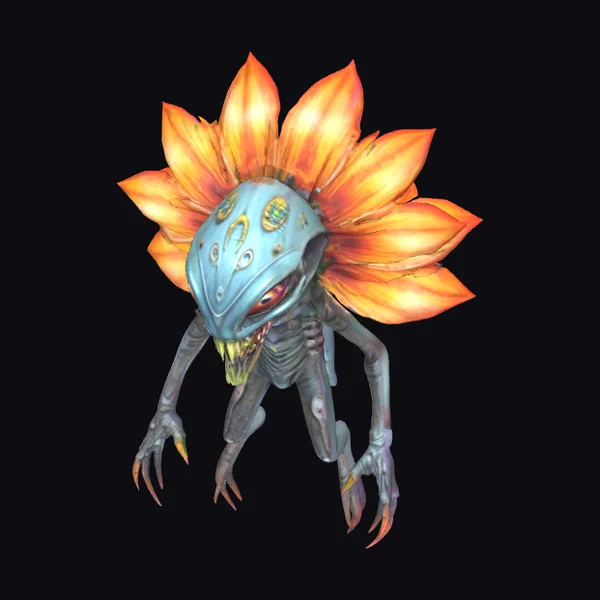 Alien Flower Creature