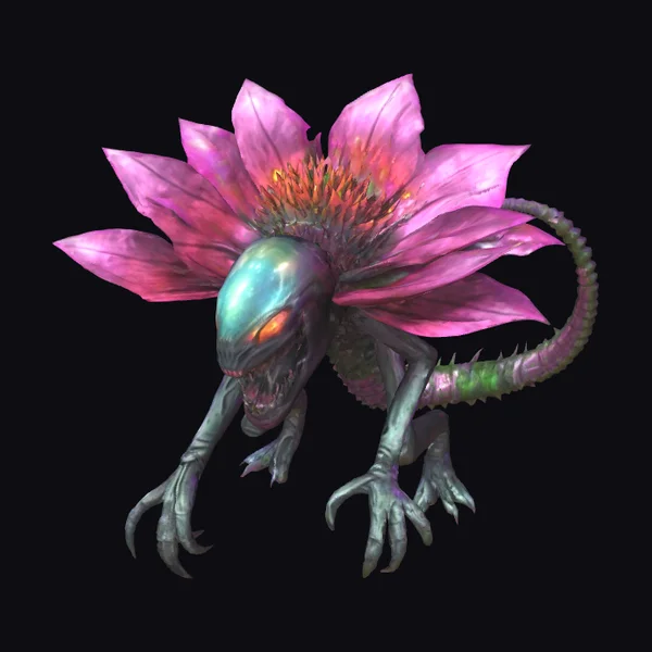 Alien Flower Creature