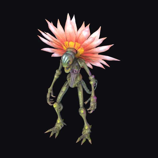 Alien Flower Creature