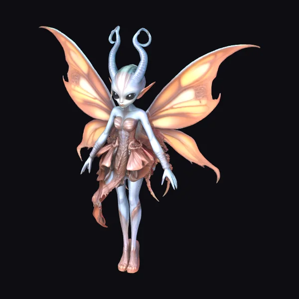 Alien Fairy with Wings