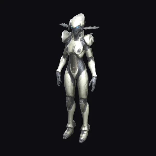 Alien Warrior in Armor