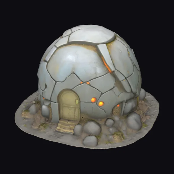 Cracked Dome Structure