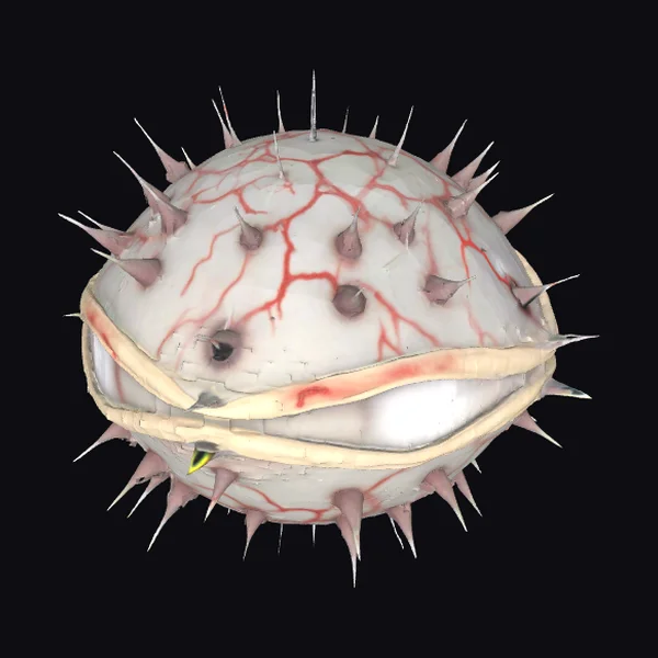 Alien Eye with Spikes