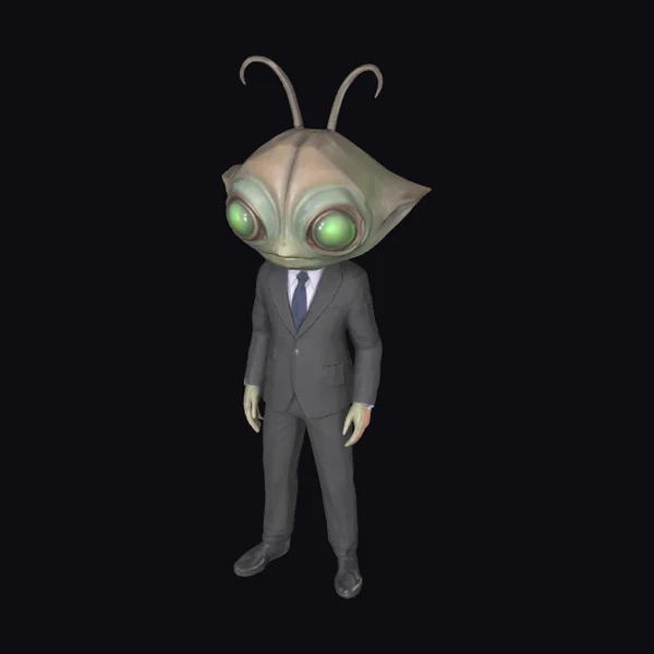 Alien in Business Suit
