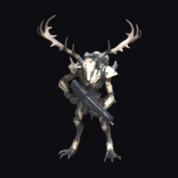 Alien Deer Exoskeleton Soldier