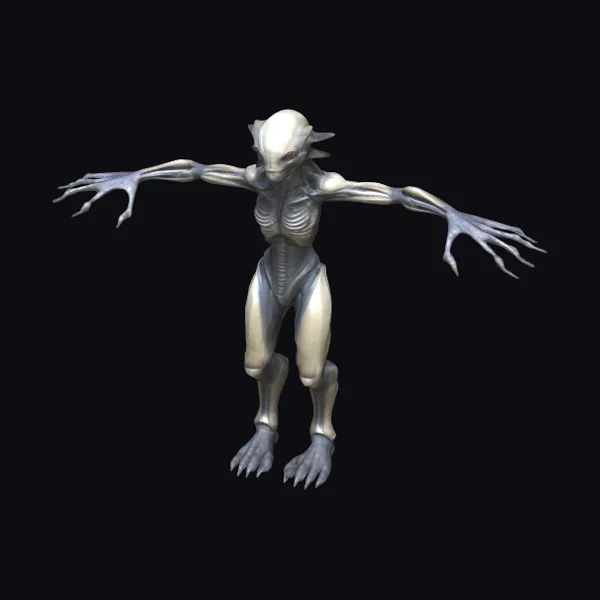 Alien Creature T-Pose