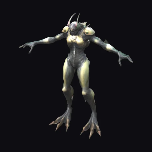 Alien Armored Creature