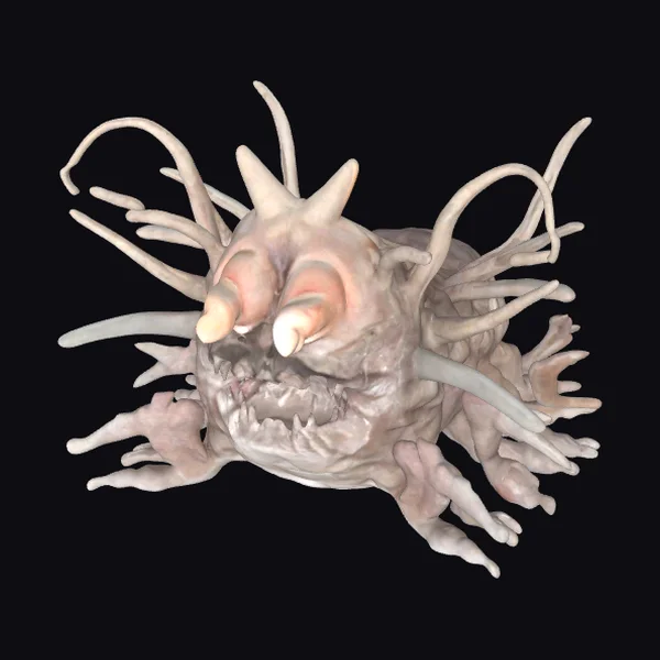 Alien Sea Monster Head