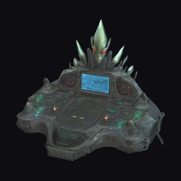 Alien Control Computer Console