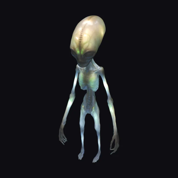 Alien Humanoid Figure