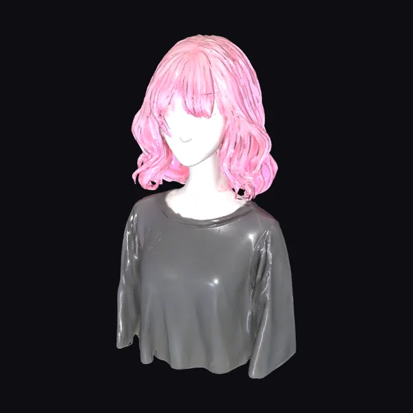 Pink Anime Girl Wig
