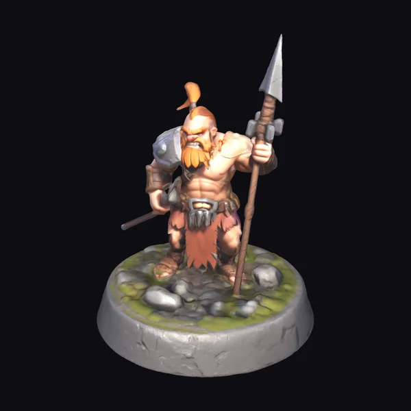 Barbarian Battle Pose