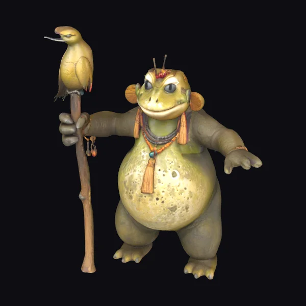 Amphibian Shaman Character