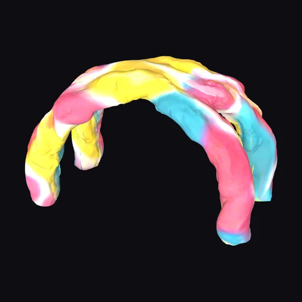 Colorful Chewed Gum Arch