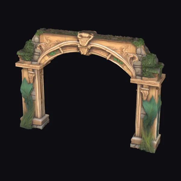 Ornate Stone Archway