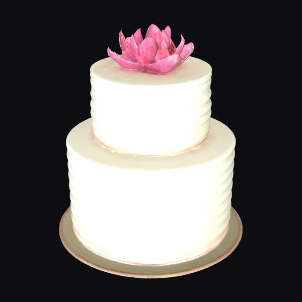 Two Tier White Cake