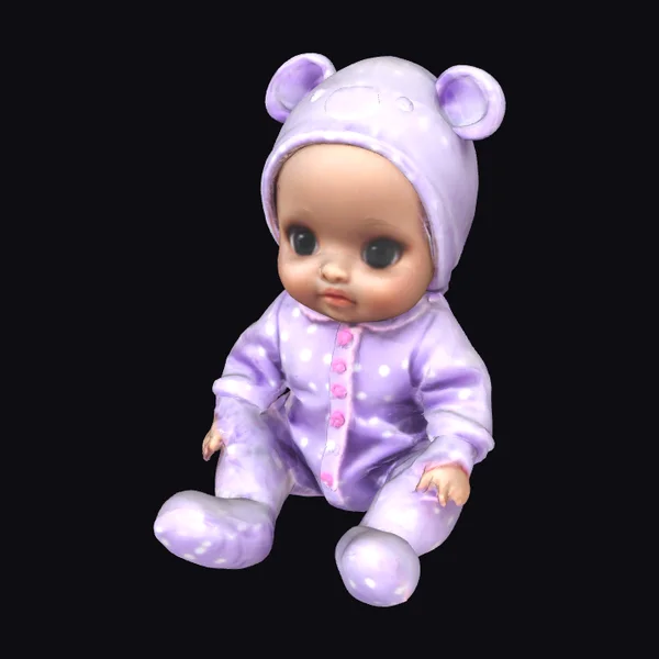 Purple Polka Dot Baby