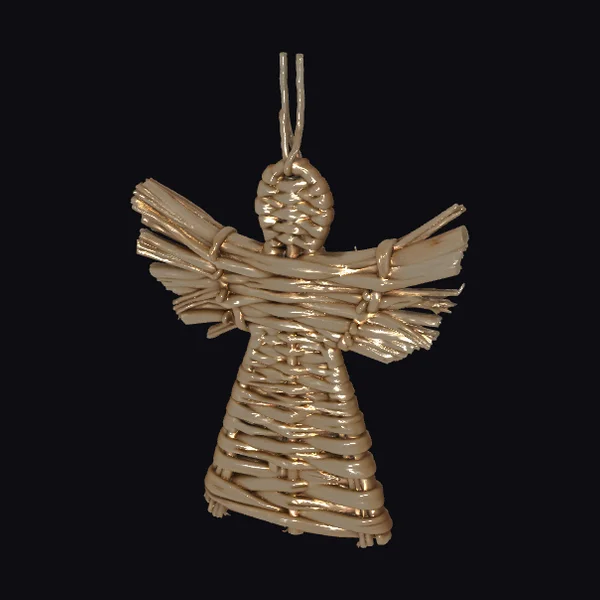 Woven Angel Ornament