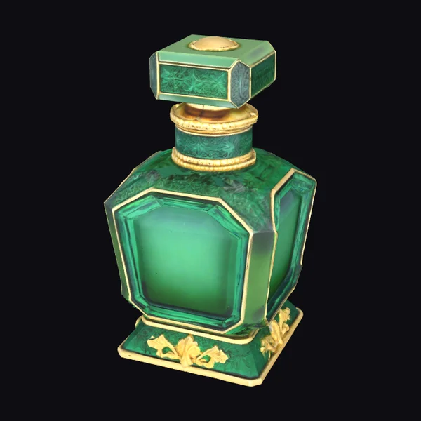Emerald Perfume Bottle