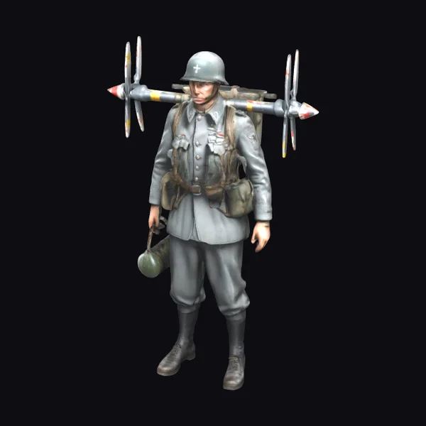 WWI Soldier with Flight Pack