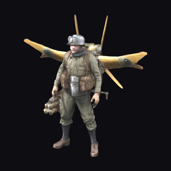 WWI Soldier Flight Pack