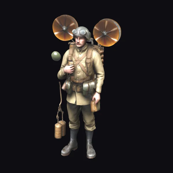 WWI Propeller Soldier