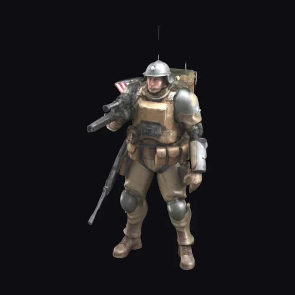 WWII US Soldier Mech Suit