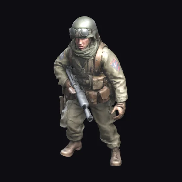 WWII US Soldier Bazooka