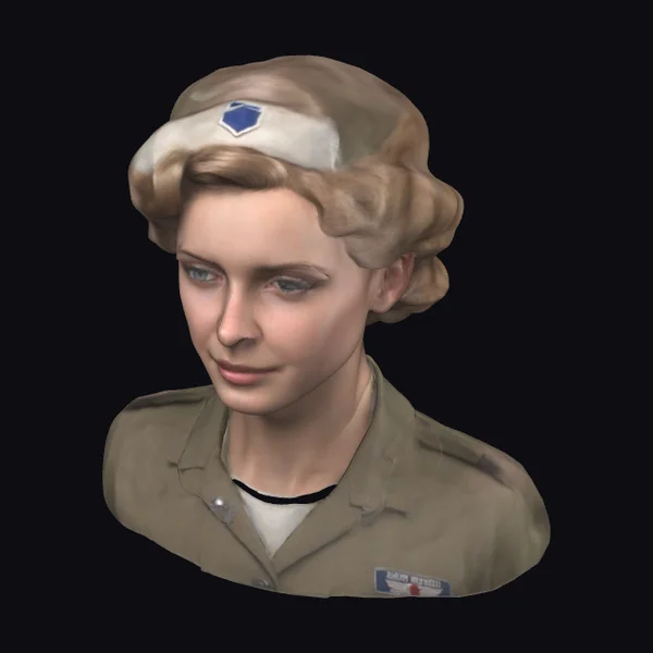 WWII Army Nurse Bust