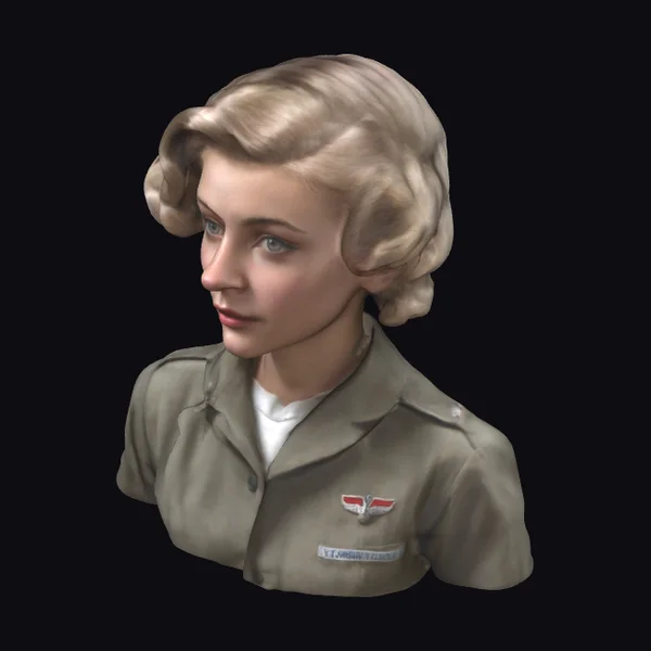 WWII Army Nurse Bust