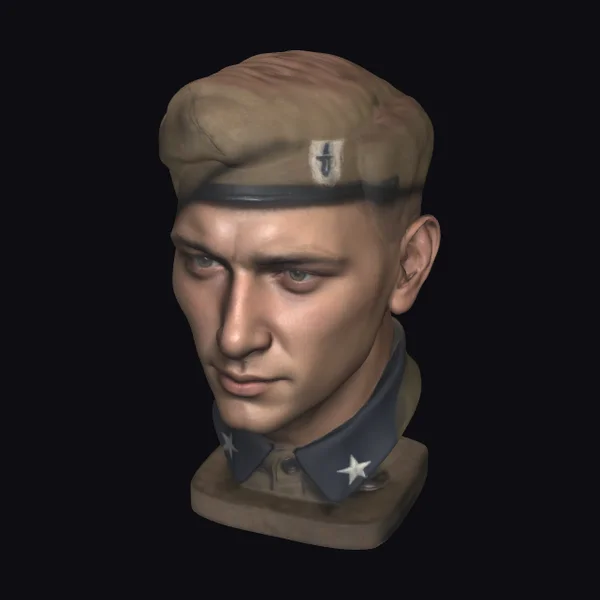 WWII American Soldier Bust