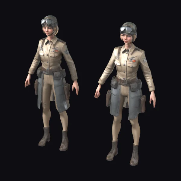 WWII Female Luftwaffe Pilot