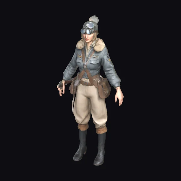 WWII Female Luftwaffe Pilot