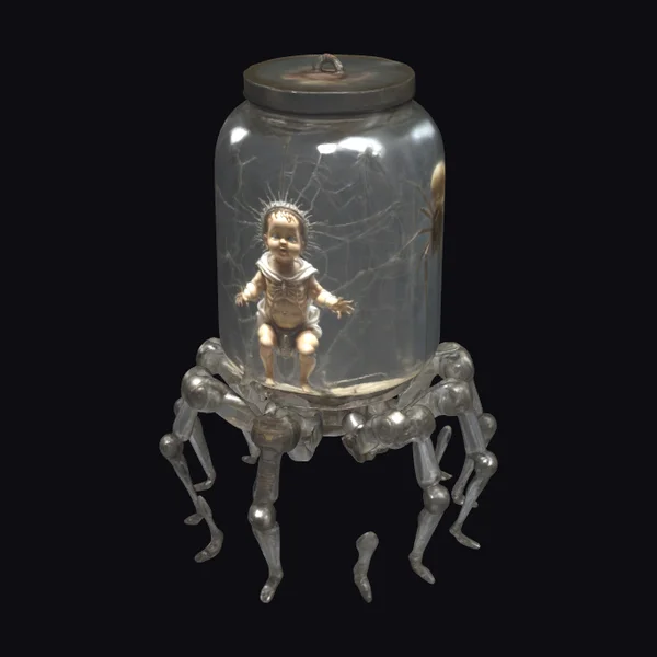 Baby in Glass Jar
